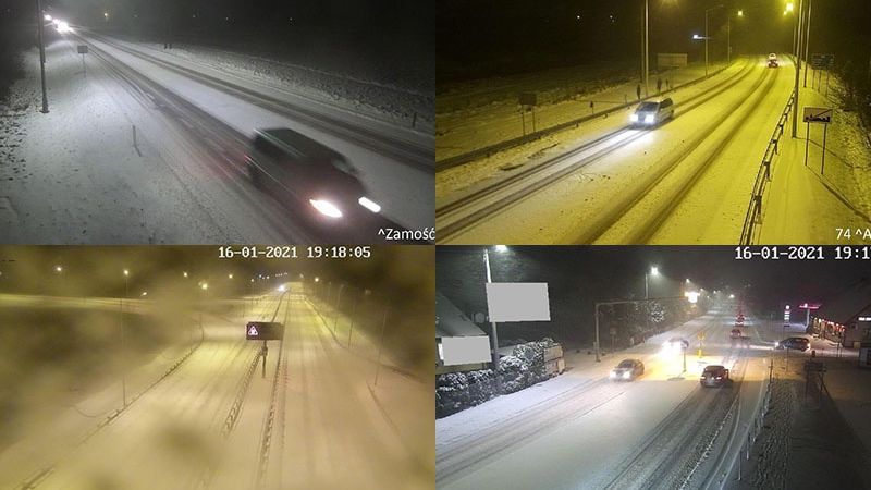 Trudne warunki na drogach regionu | fot. GDDKiA