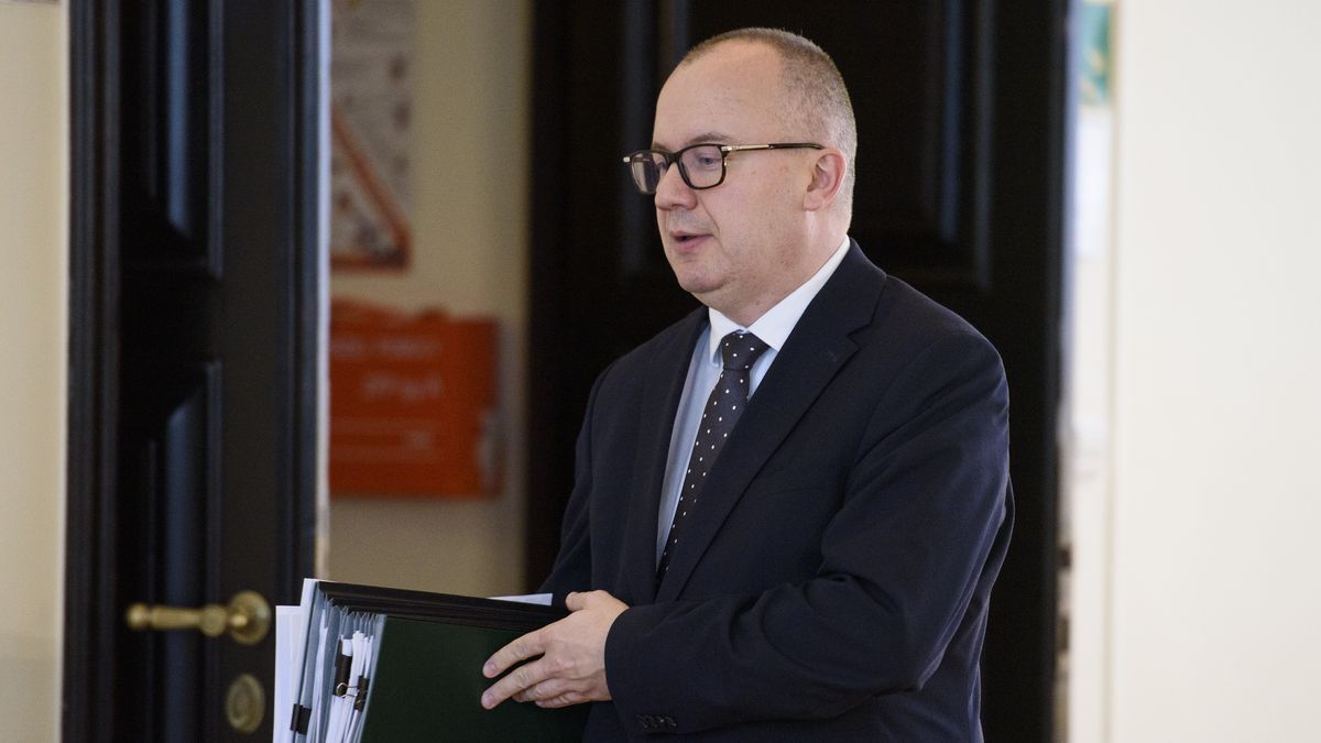 Polish Minister of Justice Adam Bodnar arrives at the weekly Ministerial meeting in Warsaw, Poland, on October 29, 2024.