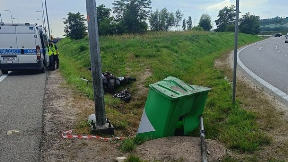 Tragedia na drodze. Motocyklista nie miał szans