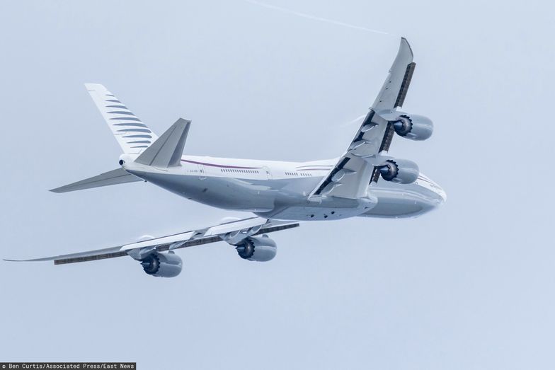 13-letni Boeing 747-8, który według ustaleń ABC ma zostać podarowany Donaldowi Trumpowi