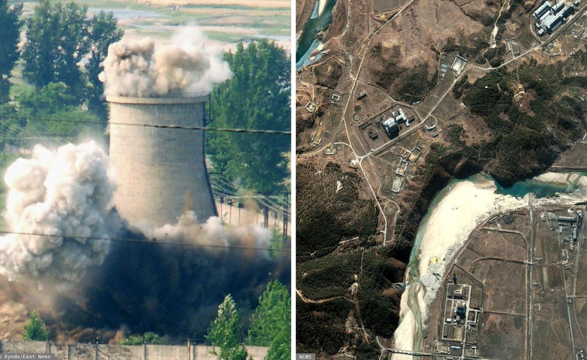 Obiekt nuklearny w Yongbyon w Korei Północnej.