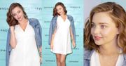 Ciężarna Miranda Kerr promuje swoje kosmetyki