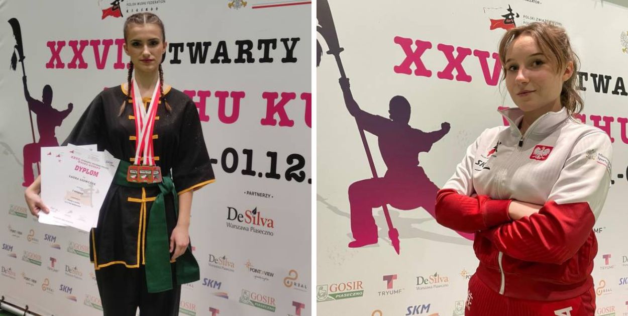 Zawodniczki UKS Fu Hok Kuen Płock zdobyły sześć medali podczas XXVII Pucharu Polski Wushu Kungfu