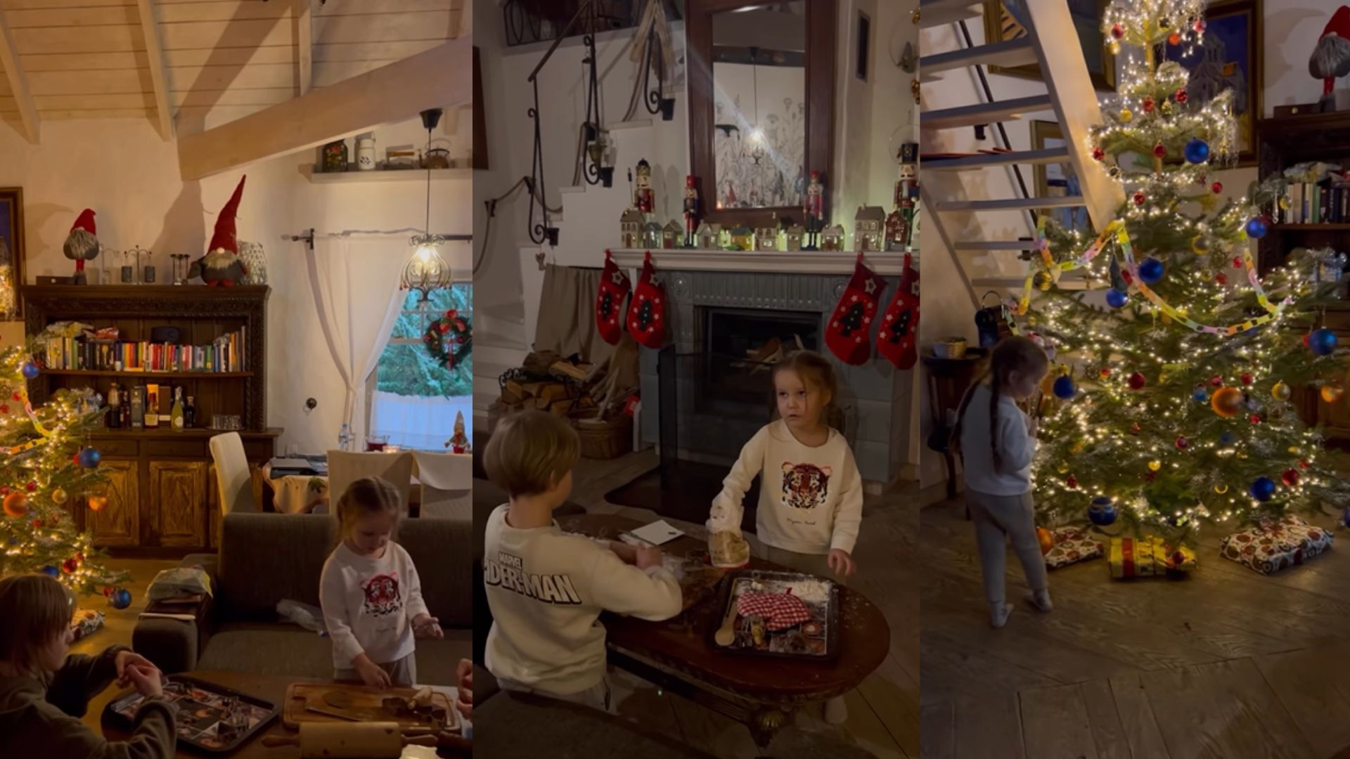 Edyta i Cezary Pazurowie spędzili święta w mazurskiej posiadłości