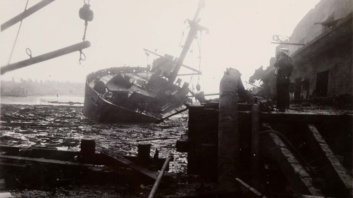 „SS Wilson B. Keene” zniszczony w drugiej eksplozji