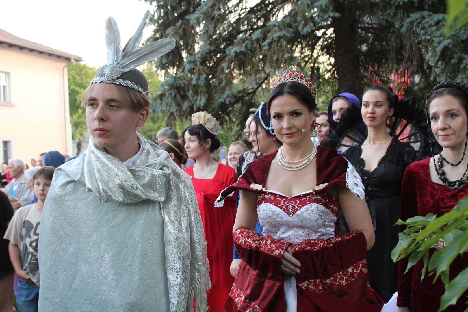Teatr uliczny Tajemnice Bony Sforzy w Krzeszowicach