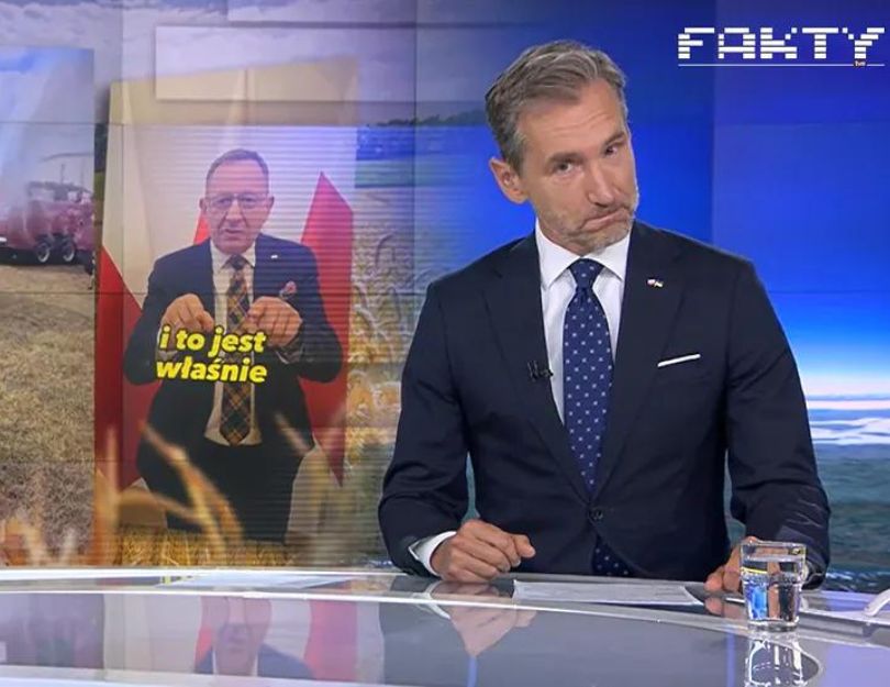 "Fakty" TVN zakpiły z debiutu Roberta Telusa na TikToku