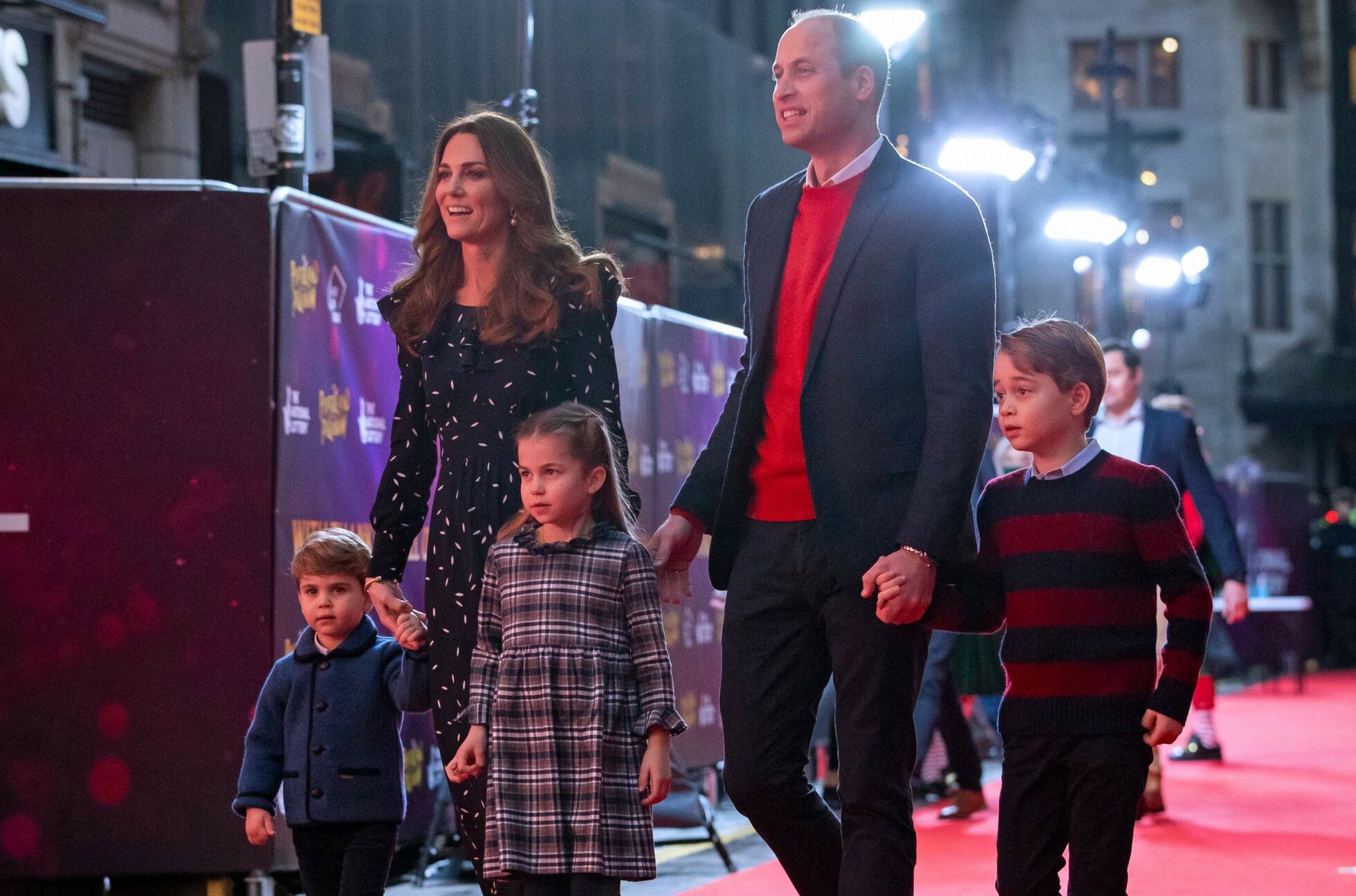 Książę William i księżna Kate z dziećmi