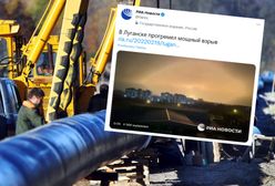 Potężna eksplozja w Ługańsku. "To rurociąg"