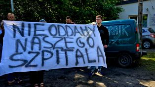 Protest w szpitalu psychiatrycznym w Gostyninie-Zalesiu! Mieszkańcy i pracownicy mówią: "Nie oddamy naszego szpitala"!