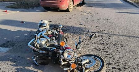 17-letni motocyklista trafił do szpitala. Zdarzenie na ul. Otolińskiej!