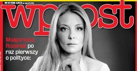 Małgorzata Rozenek na okładce "Wprost": chwali Kaczyńskiego i chce wyjaśnienia katastrofy smoleńskiej