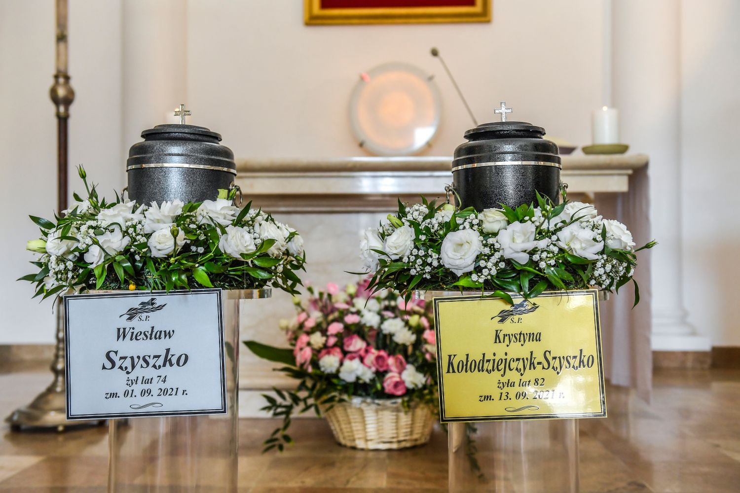 Pogrzeb Krystyny Kołodziejczyk i Wiesława Szyszko