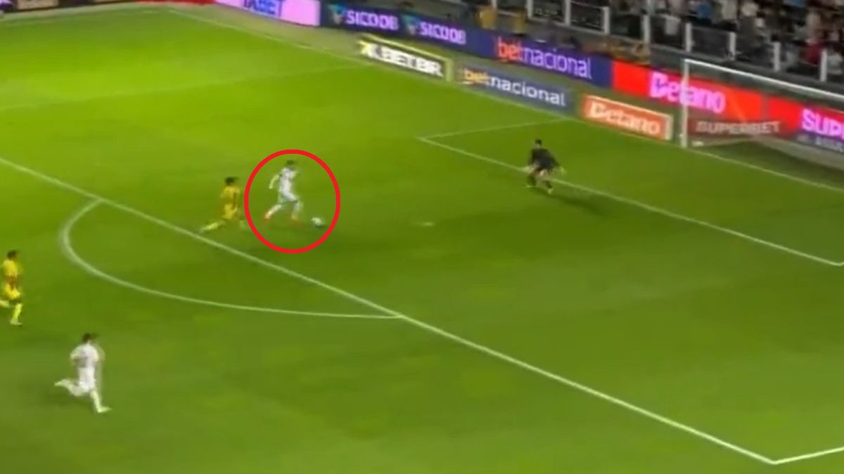 Twitter / geglobo / Na zdjęciu: gol Neymara