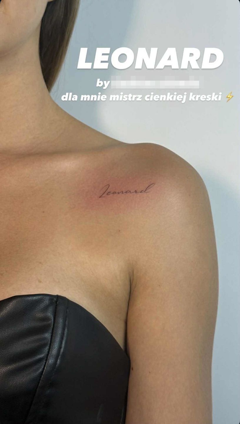 Sandra Kubicka chwali się dziarami