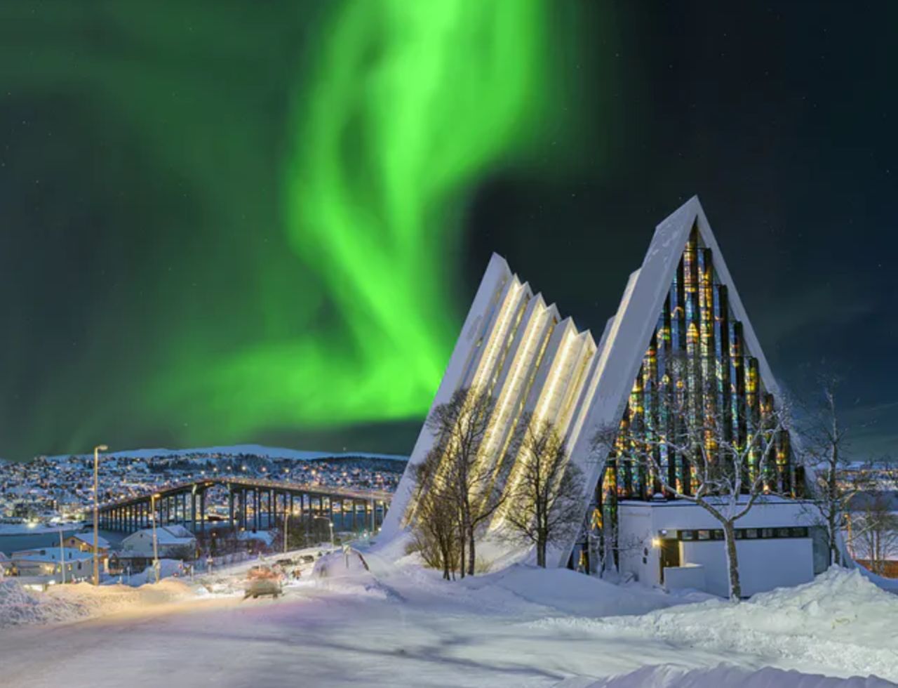 Tromso i okolice to świetne miejsce do podziwiania zorzy polarnej