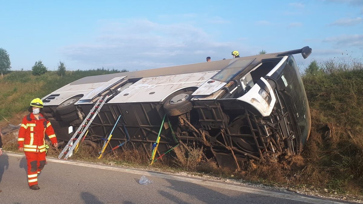 Wypadek autokaru w Niemczech 