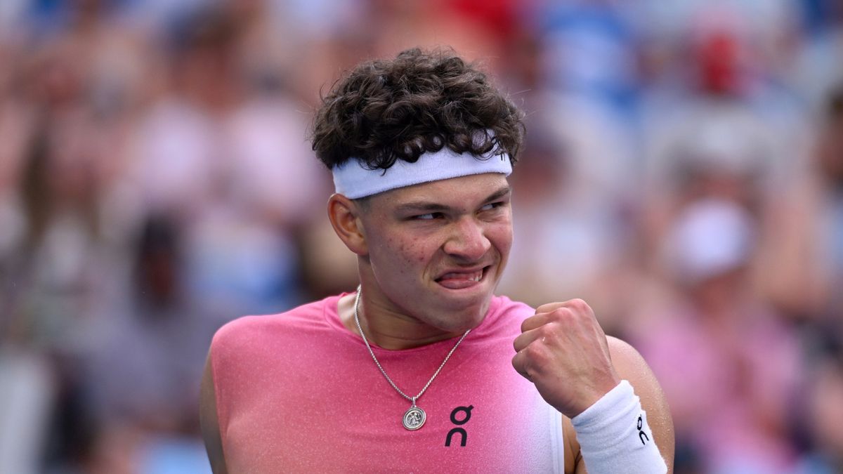 PAP/EPA / James Ross / Na zdjęciu: Ben Shelton