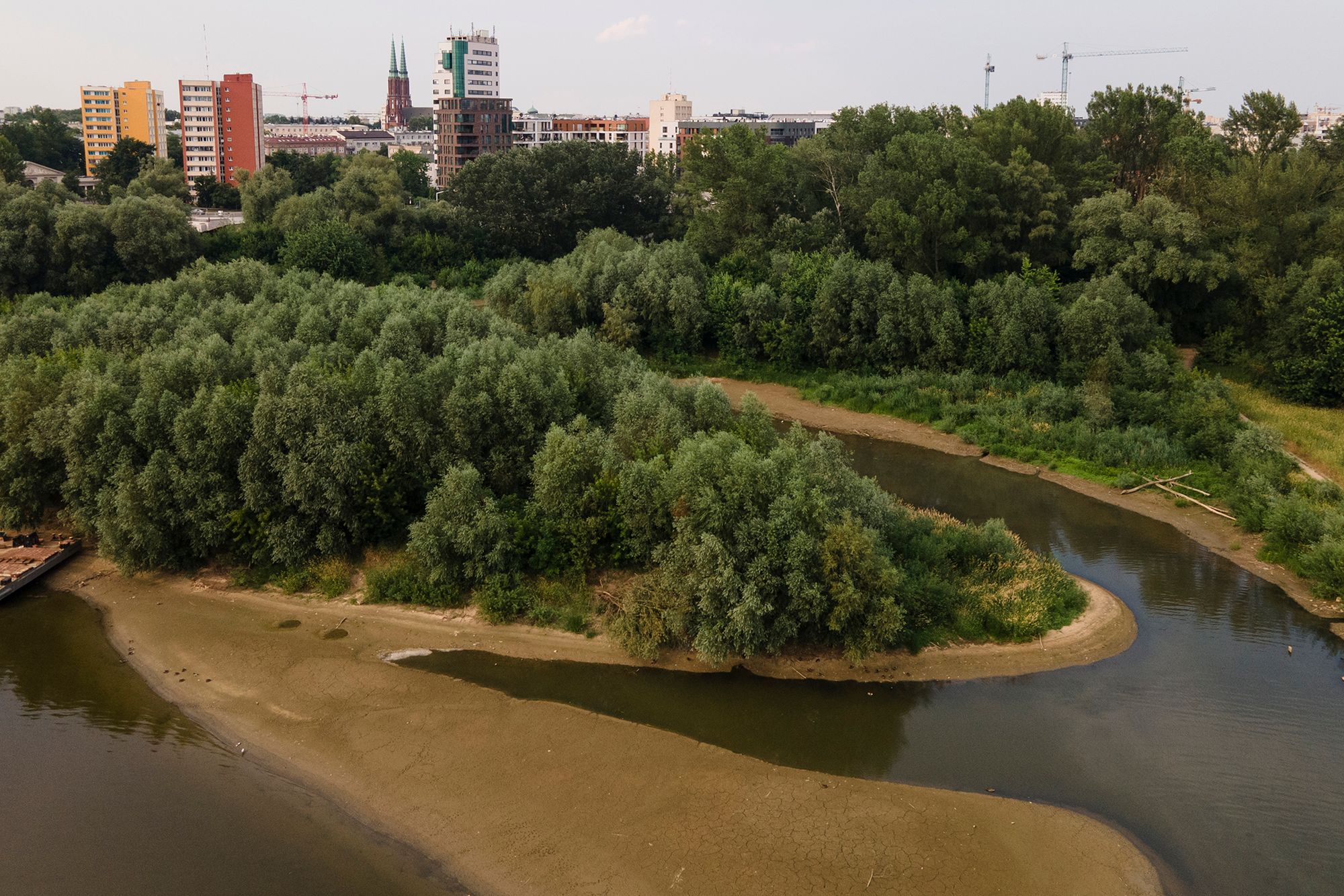Krytycznie niski stan wody w Wiśle. Te zdjęcia nie wróżą nic dobrego 7