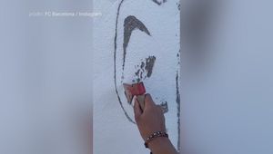 #dziejesiewsporcie: niesamowite wideo w mediach Barcelony. Zobacz, co zrobił... siekierą