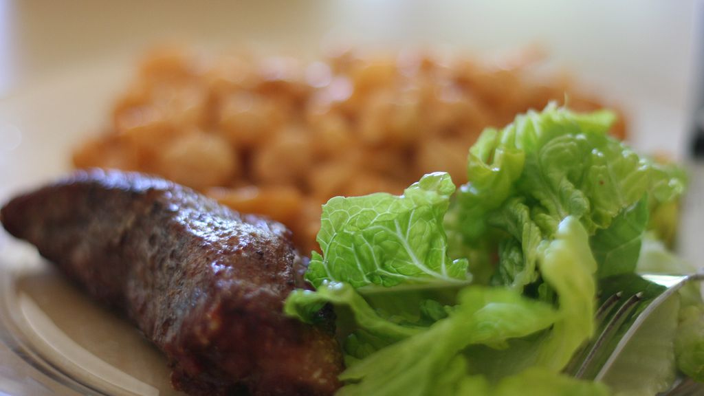 Duszona peklowana łopatka wieprzowa (samo mięso)