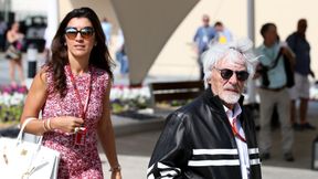 F1: Grand Prix Azerbejdżanu. Bernie Ecclestone w padoku z piękną żoną