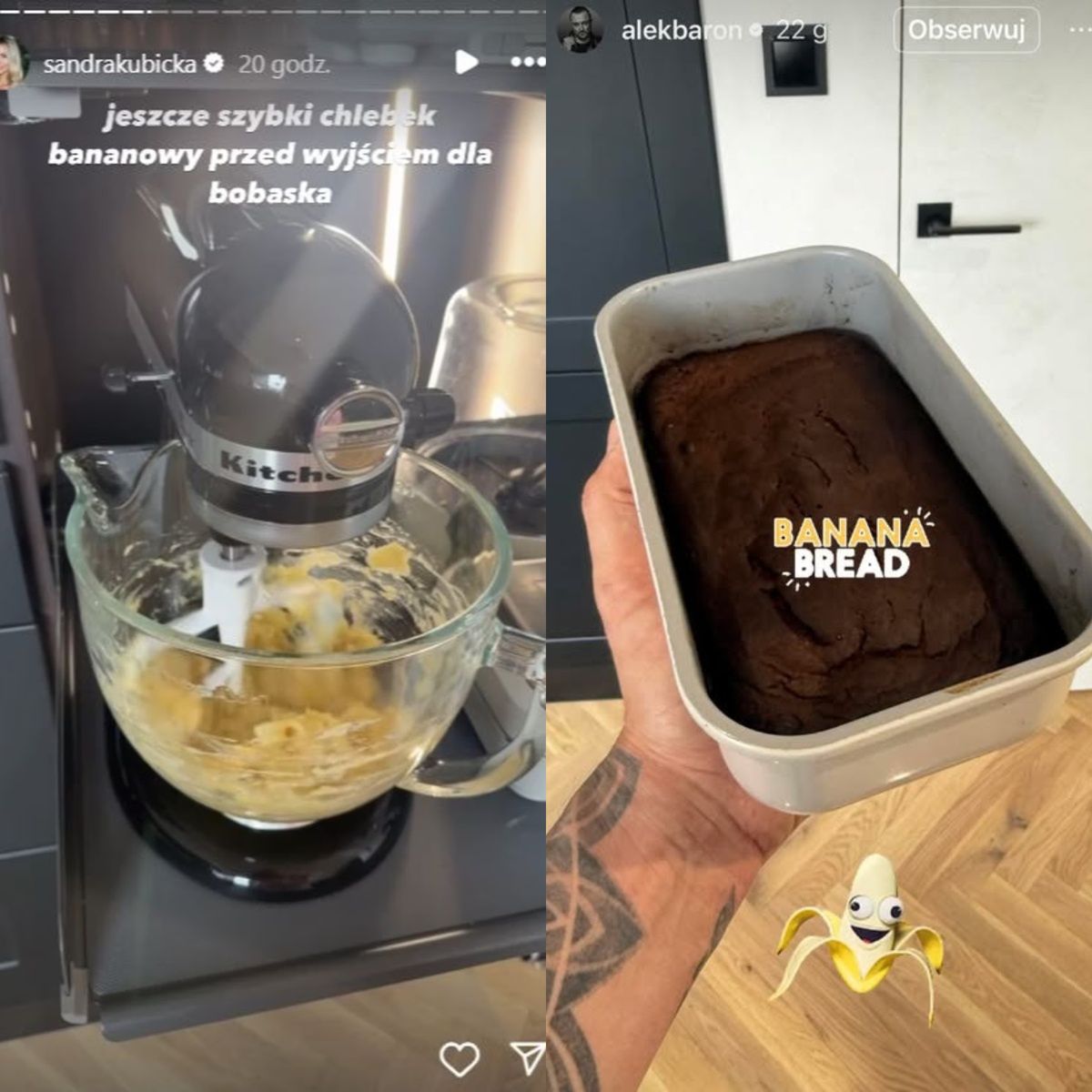 chlebek bananowy