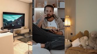 Sebastian Fabijański pokazał, jak się urządził w NOWYM mieszkaniu: własny obraz na ścianie, studio nagraniowe, pokój Bastka (ZDJĘCIA)