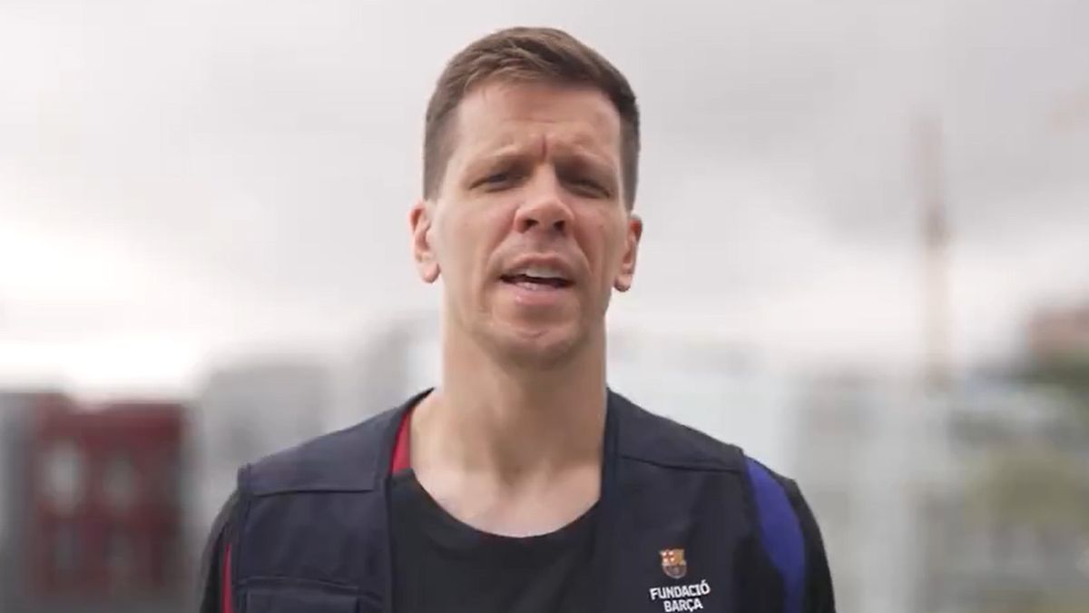 Twitter / FundacioFCB / Na zdjęciu: Wojciech Szczęsny