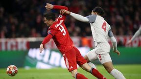 Liga Mistrzów. Bayern - Liverpool. Niewidoczny Robert Lewandowski. Koledzy nie podawali mu zbyt często