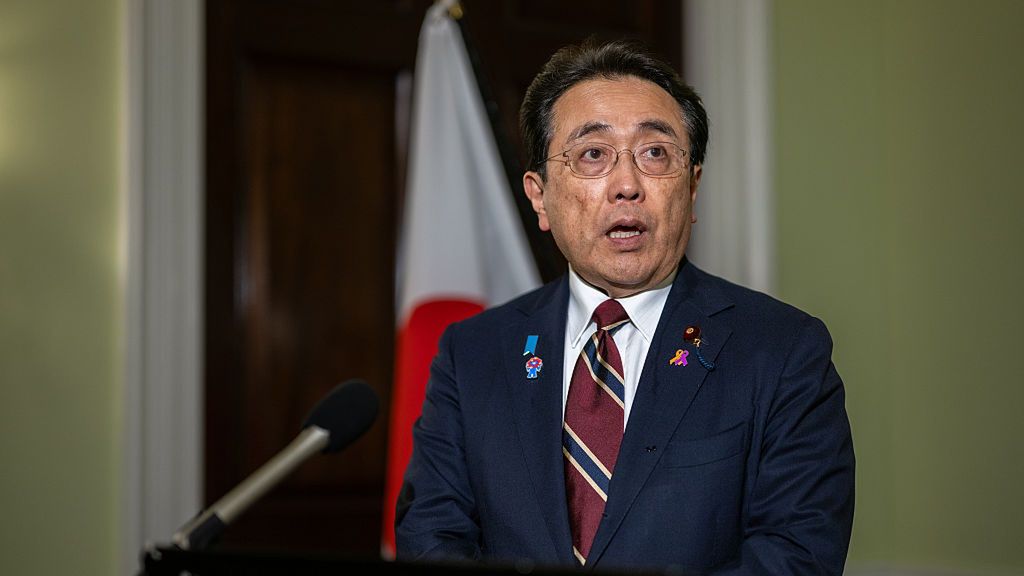 Japoński negocjator handlowy Ryosei Akazawa