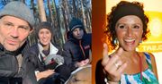 Krzysztof Ibisz "zdobywa odporność" w lesie z byłą żoną i synem. Monika Mrozowska: "To jest ekstra!"