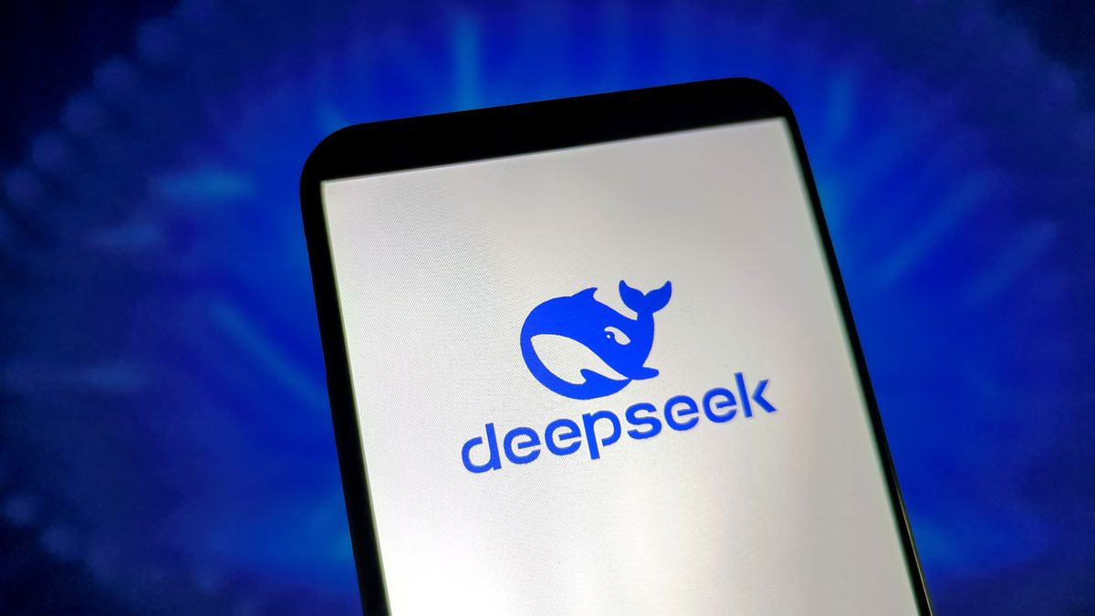 SUQIAN, CHINA - FEBRUARY 28, 2025 - An illustration photo shows DeepSeek logo displayed on a smartphone in Suqian, Jiangsu province, China, February 28, 2025. (Photo credit should read CFOTO/Future Publishing via Getty Images)