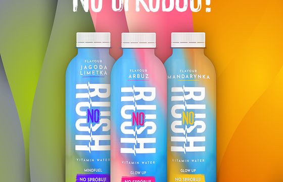 Friz promuje wody witaminowe Norush. Do kupienia w Żabce