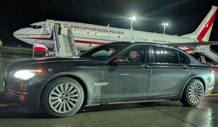 Afera o brudną limuzynę dla Nawrockiego. MSZ zabrało głos