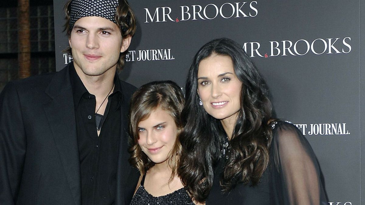 Tallulah Belle Willis, Ashton Kutcher, Demi Moore 