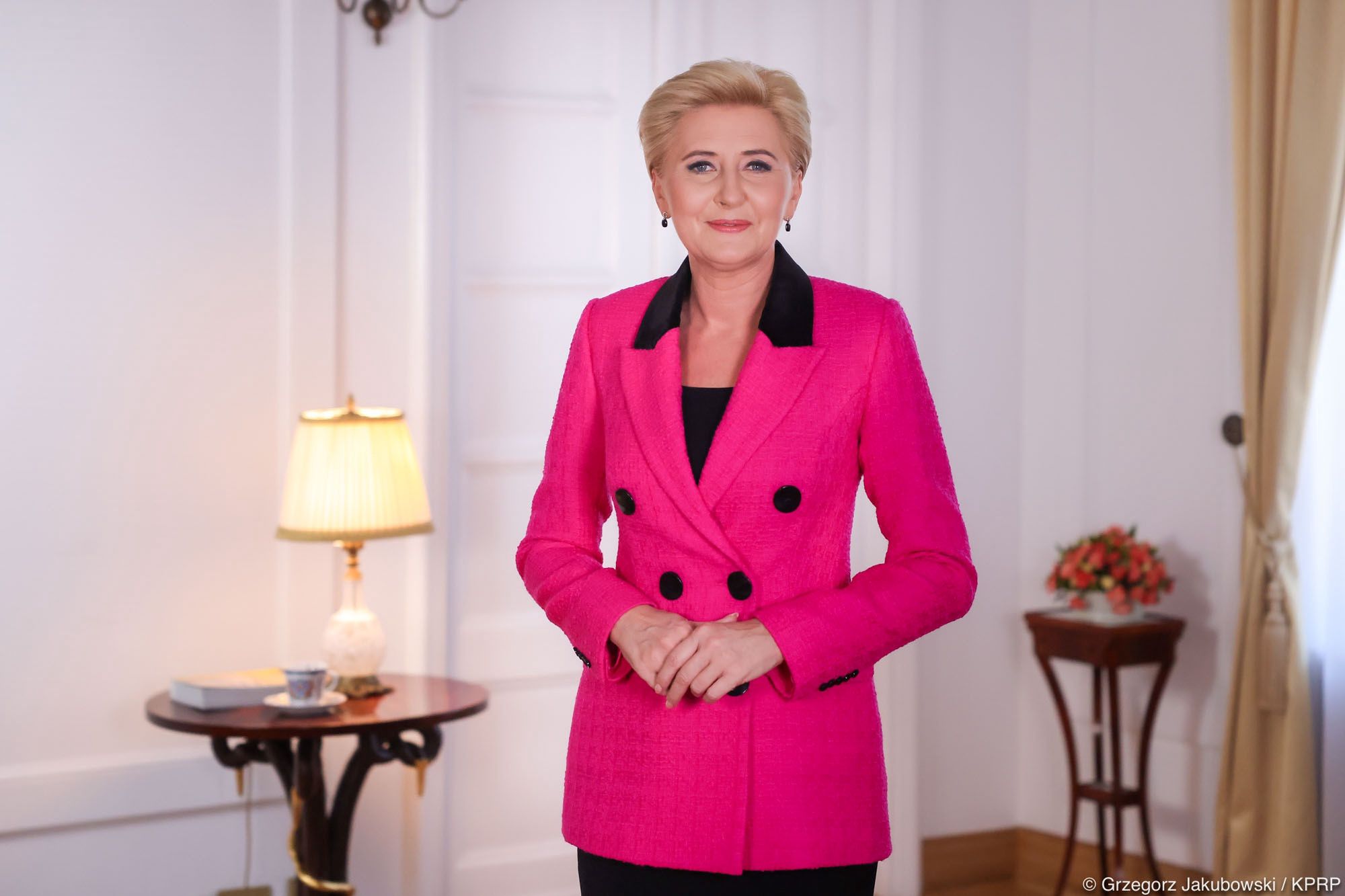Jeszcze do niedawna Agata Duda preferowała intensywne kolory 