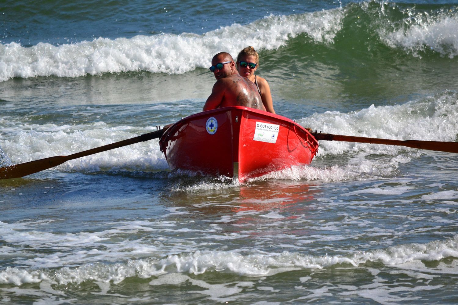 Przemek i Magdalena byli ratownikami na plaży we Władysławowie