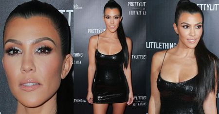Rozebrana Kourtney Kardashian promuje swoją markę