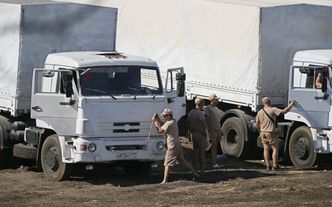 Pomoc humanitarna dla Ukrainy. Biały konwój dotarł do granicy