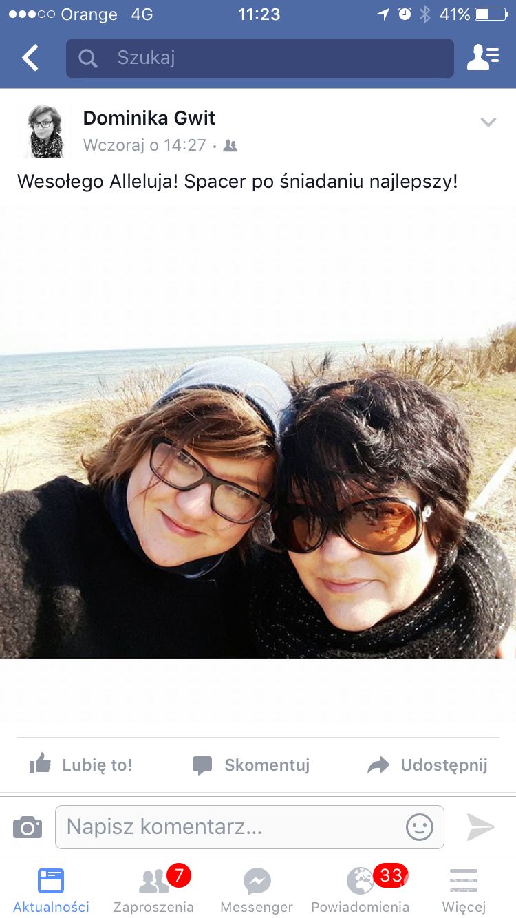 Dominika Gwit z mamą