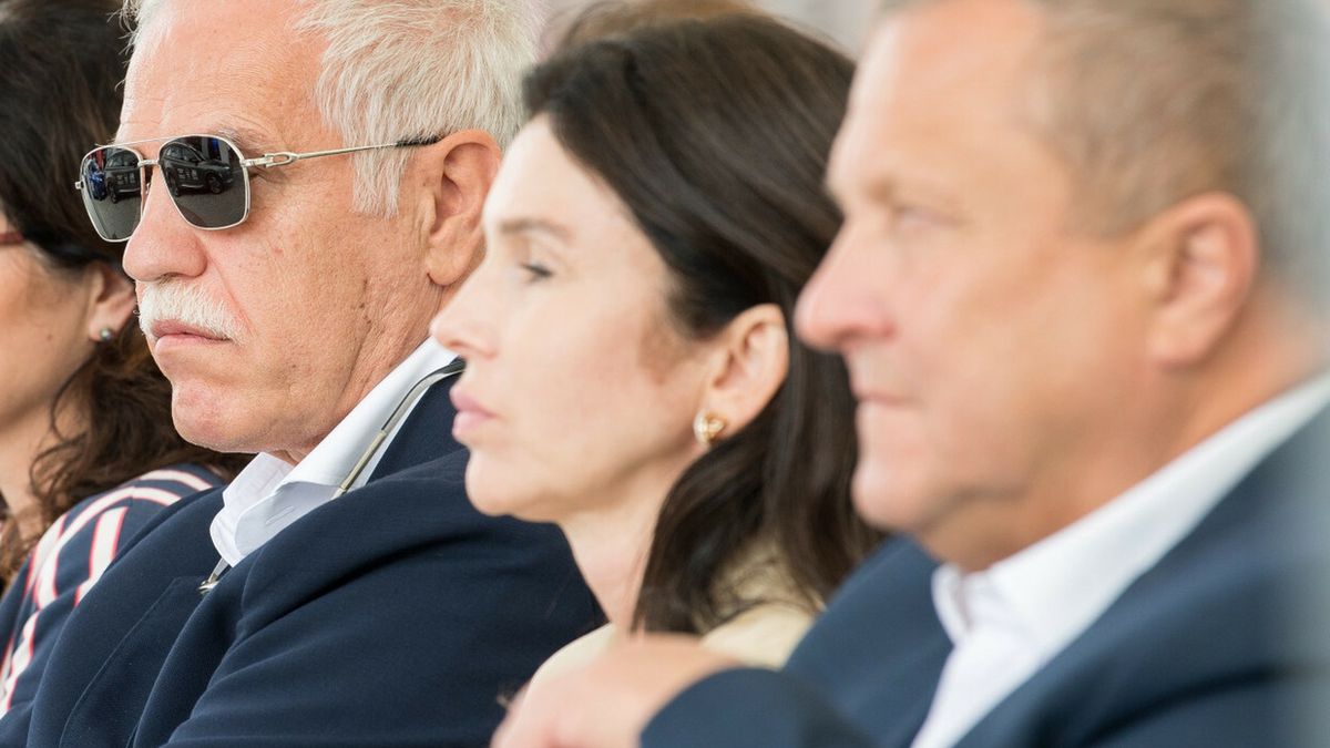 Zygmunt Solorz z żoną Justyną Kulką