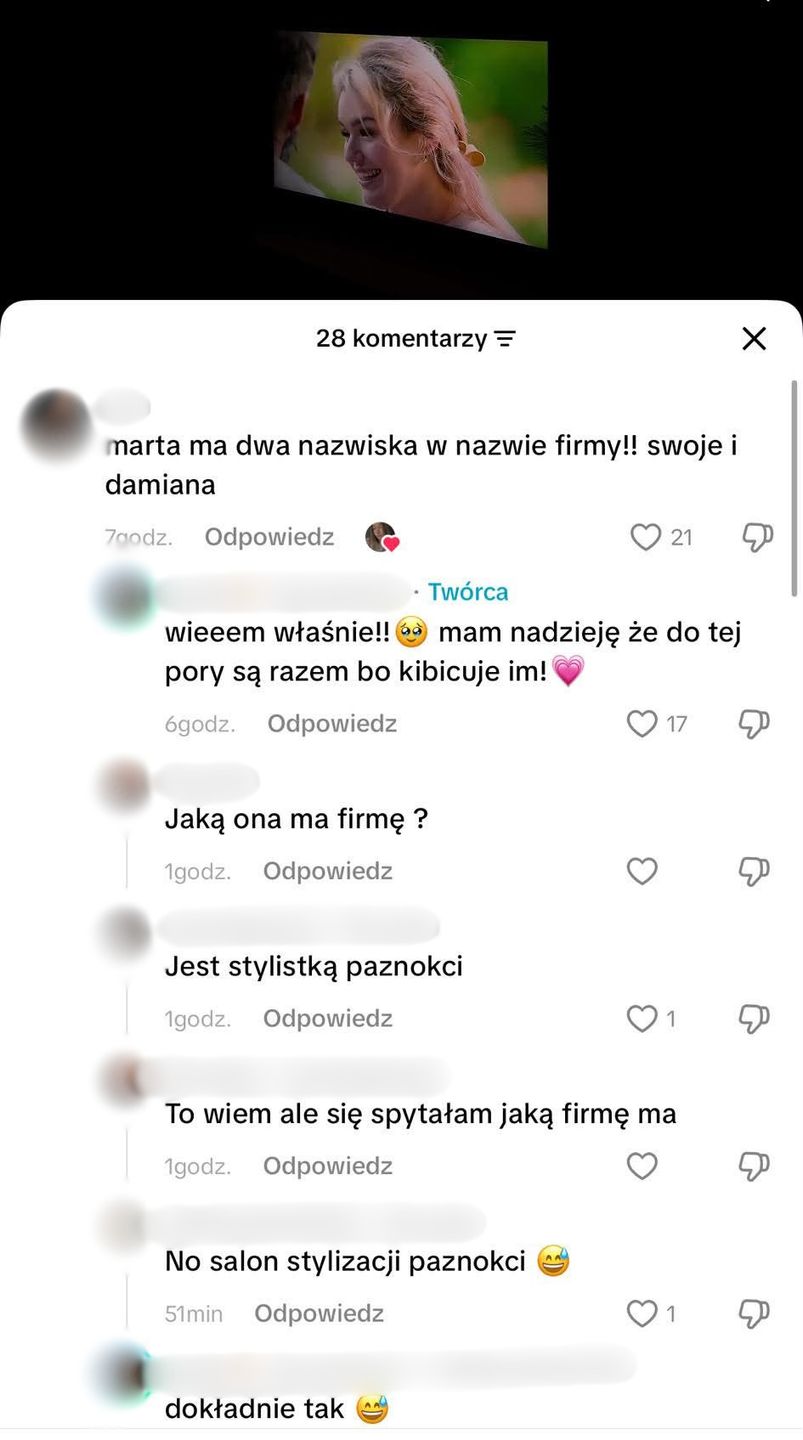 Marta i Damian są razem?
