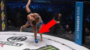 Przerażająca kontuzja na KSW. Zawodnik wył z bólu [WIDEO]