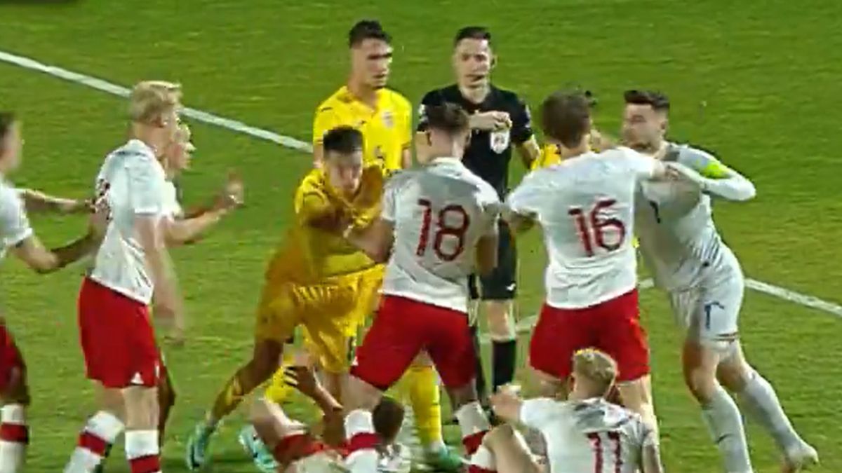 Awantura w meczu Polska - Rumunia