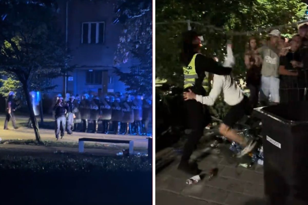 Bitka podczas IGRÓW. Była pod sceną. "Gaz, butelki, kamienie"