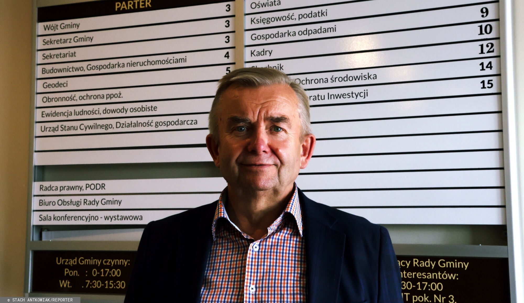 Wiesław Gębka, wójt gminy Choczewo