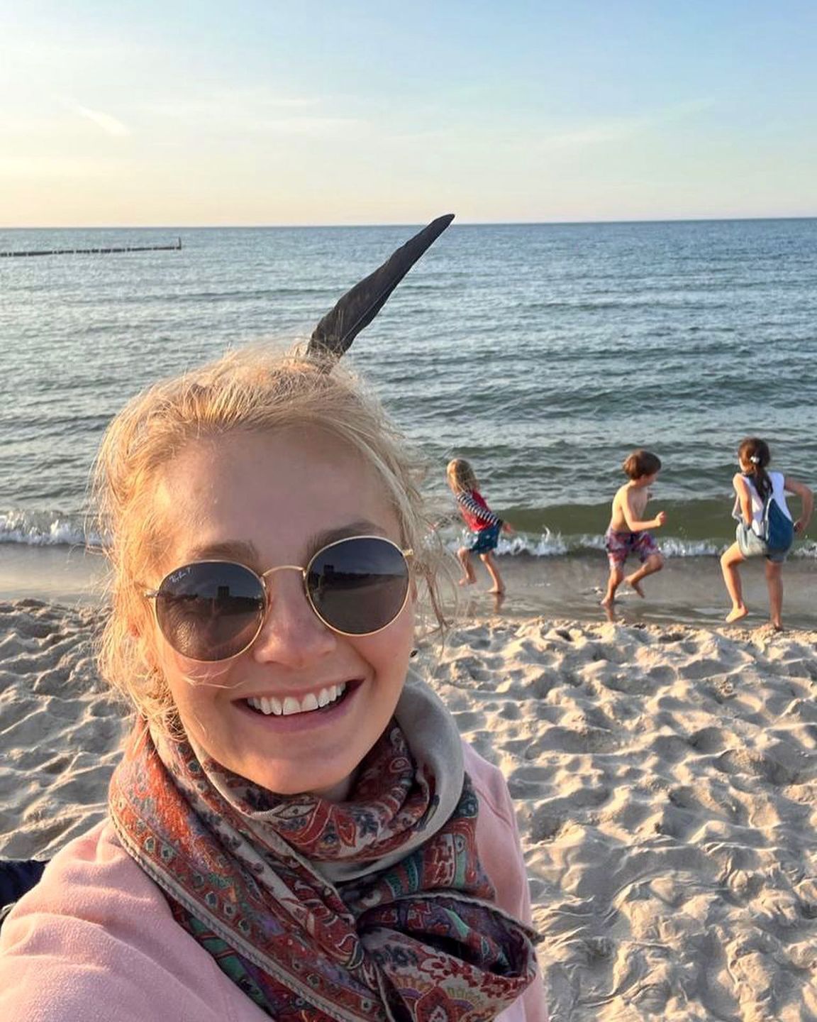 Małgorzata Socha na wakacjach z dziećmi