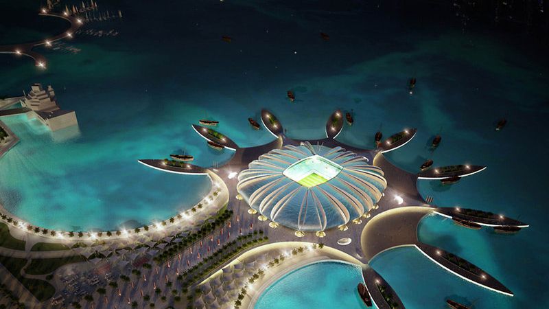 Zdjęcie okładkowe artykułu: Materiały prasowe /  / Na zdjęciu: Katar 2022 (wizualizacja stadionu)