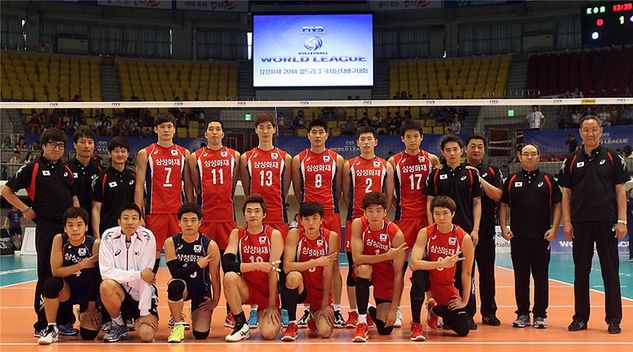 Najmłodszym zespołem MŚ 2014 jest reprezentacja Korei Południowej (fot. fivb.org)